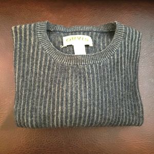 Men’s Orvis Crewneck Wool Cashmere Blend Sweater … - image 1